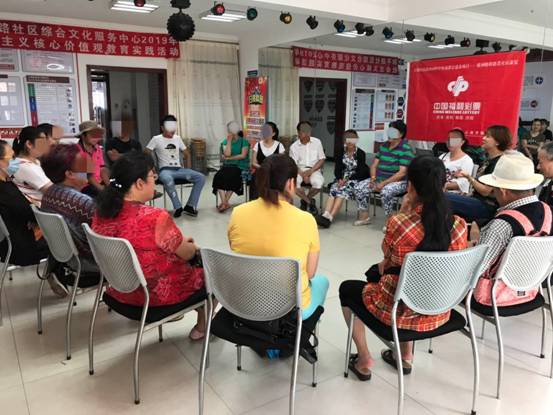 医院到太和街道和平路社区开展精神障碍患者社区康复——团体心理治疗活动