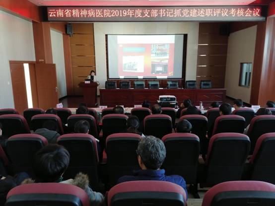 云南省精神病医院召开2019年度党支部书记抓党建工作述职评议会议 