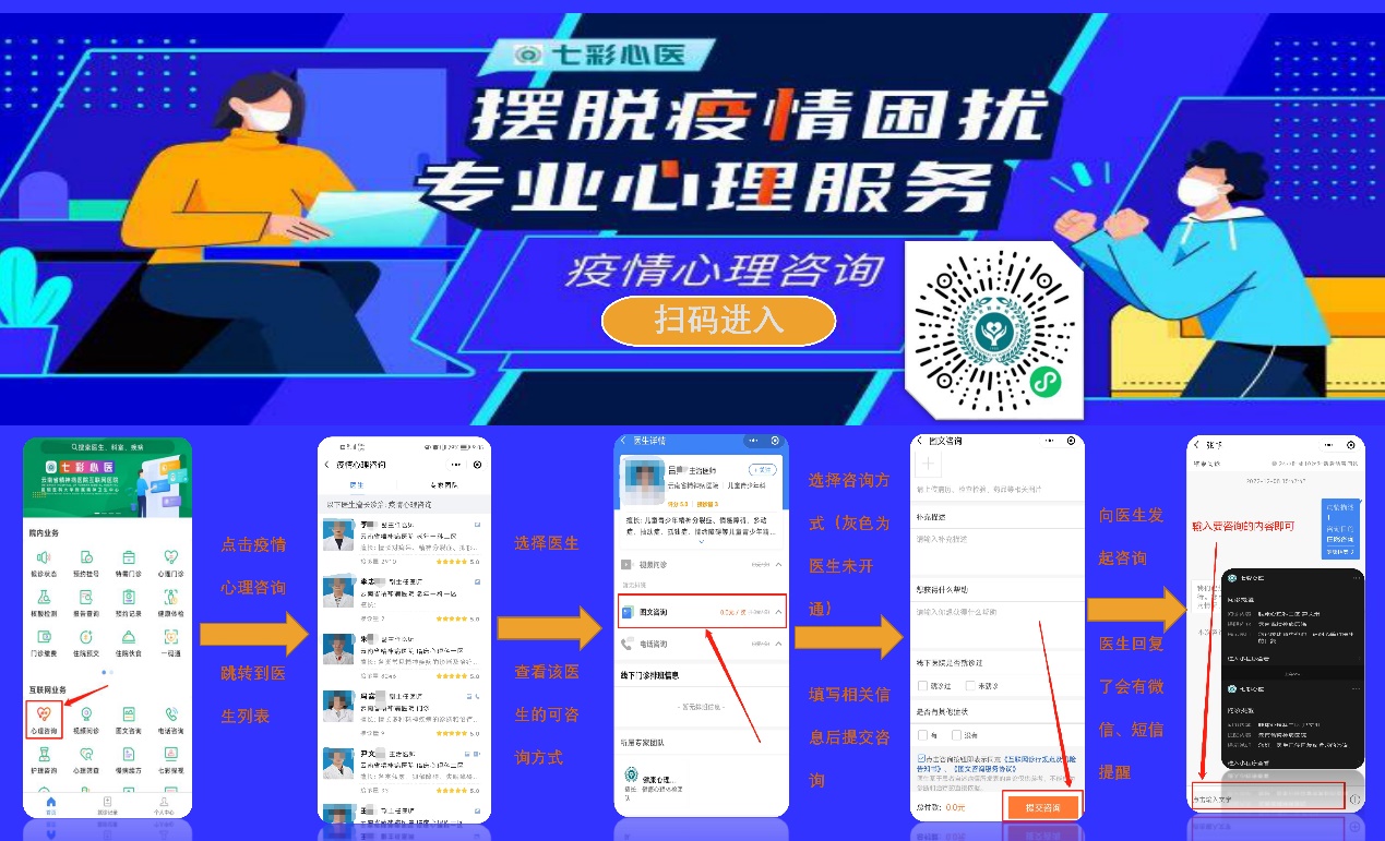 收藏！我院开通疫情心理咨询专属通道